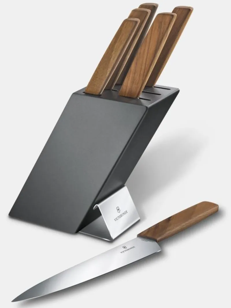 Discount Modern Messerblock, 6-teilig Kochmesser|Aufbewahrung Und Sets