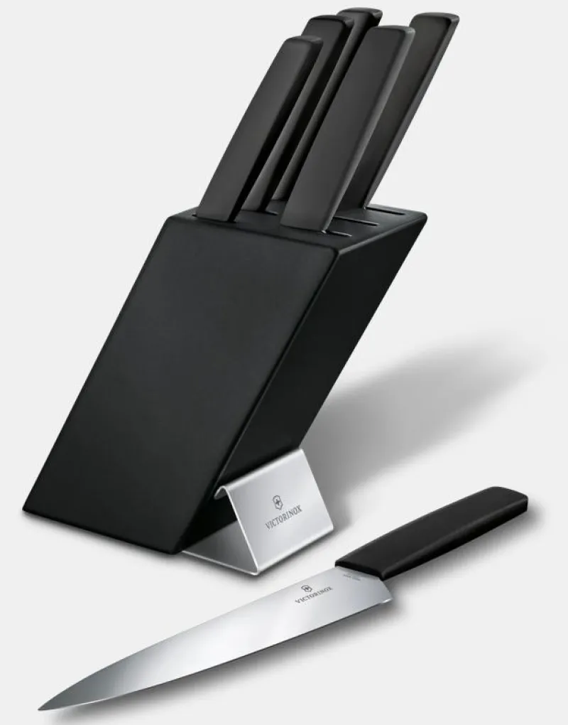 New Modern Messerblock, 6-teilig Kochmesser|Aufbewahrung Und Sets
