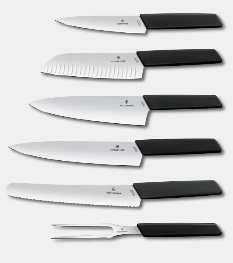 New Modern Messerblock, 6-teilig Kochmesser|Aufbewahrung Und Sets