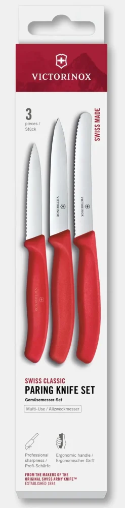 Online Swiss Classic Gemüsemesser-Set, 3-teilig Gemüsemesser|Aufbewahrung Und Sets