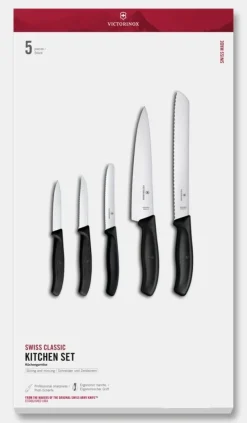 Clearance Swiss Classic Küchengarnitur, 5-teilig Kochmesser|Aufbewahrung Und Sets