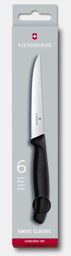 New Swiss Classic Steak- und Pizzamesser-Set, 6-teilig Steakmesser|Aufbewahrung Und Sets