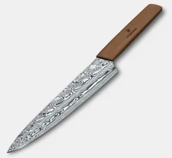 Outlet Swiss Modern Tranchiermesser Damast Limited Edition 2022 Kochmesser