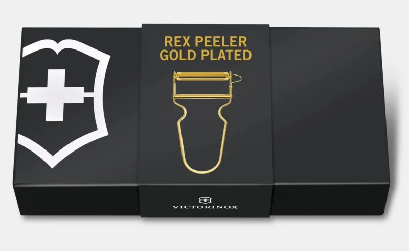 New Vergoldeter REX Sparschäler Küchenreiben Und Schäler