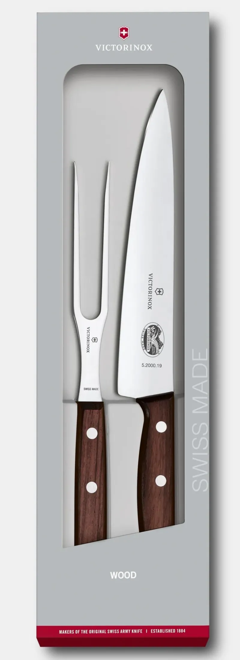 Discount Wood Tranchier-Set, 2-teilig Kochmesser|Aufbewahrung Und Sets